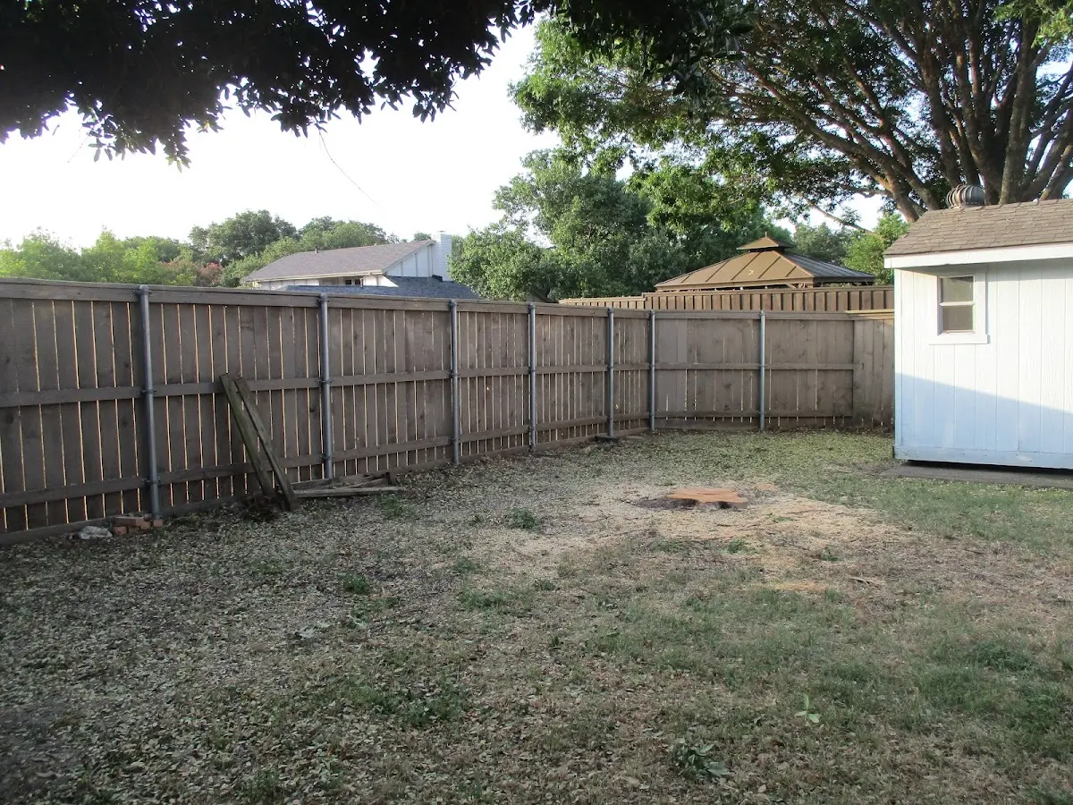 Cleared yard after professional tree removal in Sellersburg